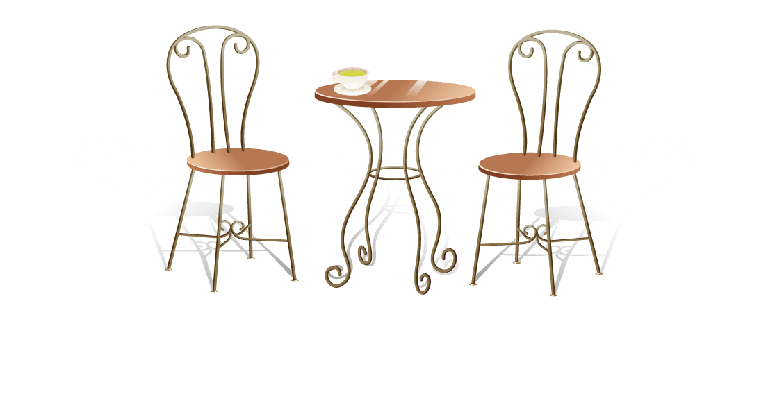 tables and chairs furniture household goods icon material