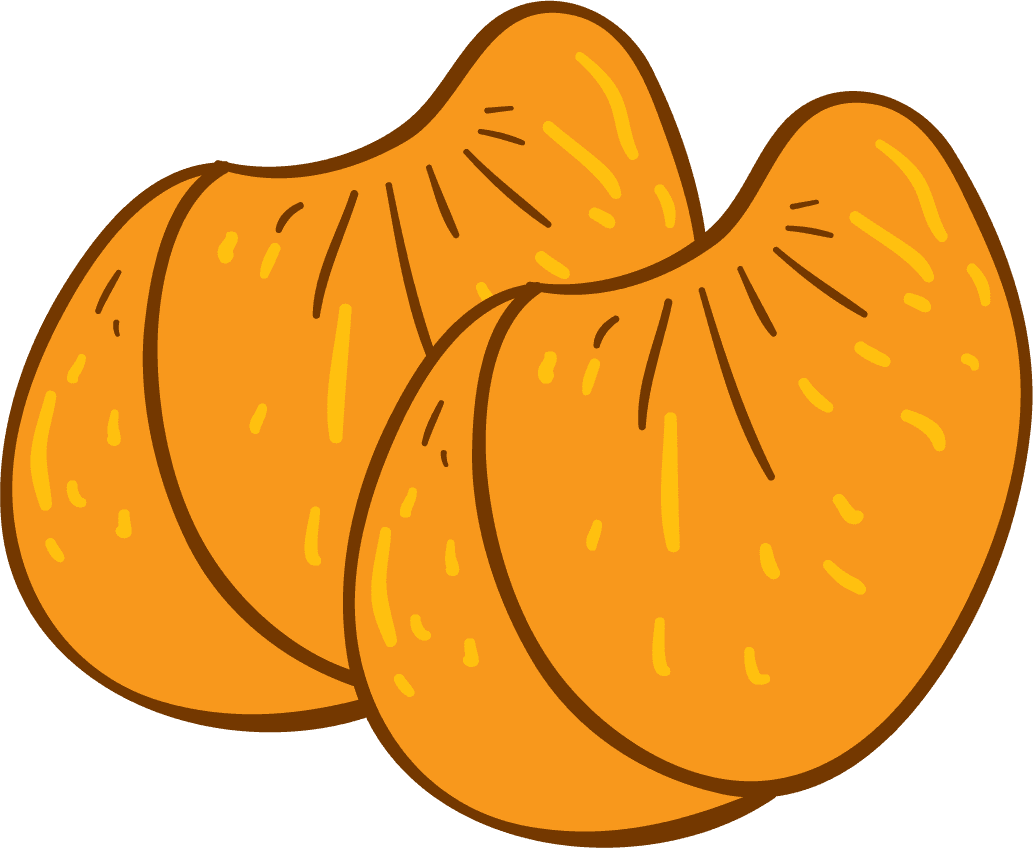 tangerines illustration business for fresh produce marketing and branding purposes