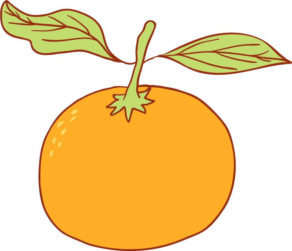 vibrant tangerines illustration business for marketing, packaging, and culinary use