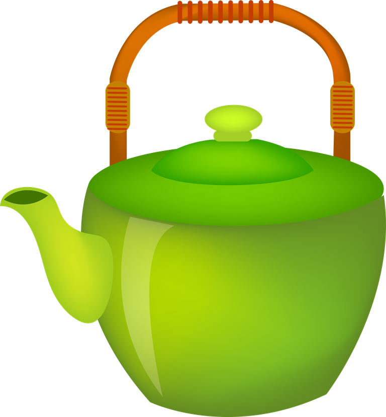 teapot tea ceremony icon set