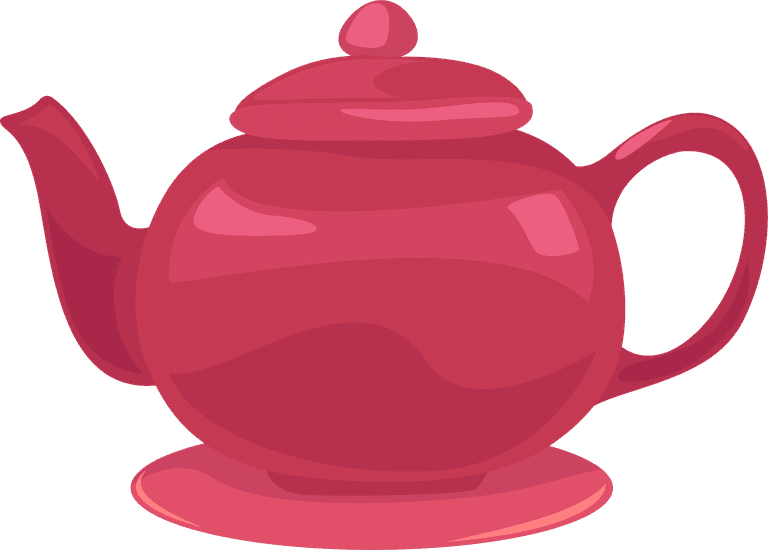 teapot tea drink elements objects sketch classic 