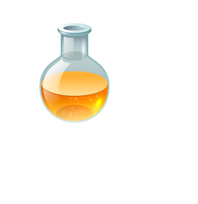 test equipment medical icons featuring a lab flask with liquid for healthcare applications