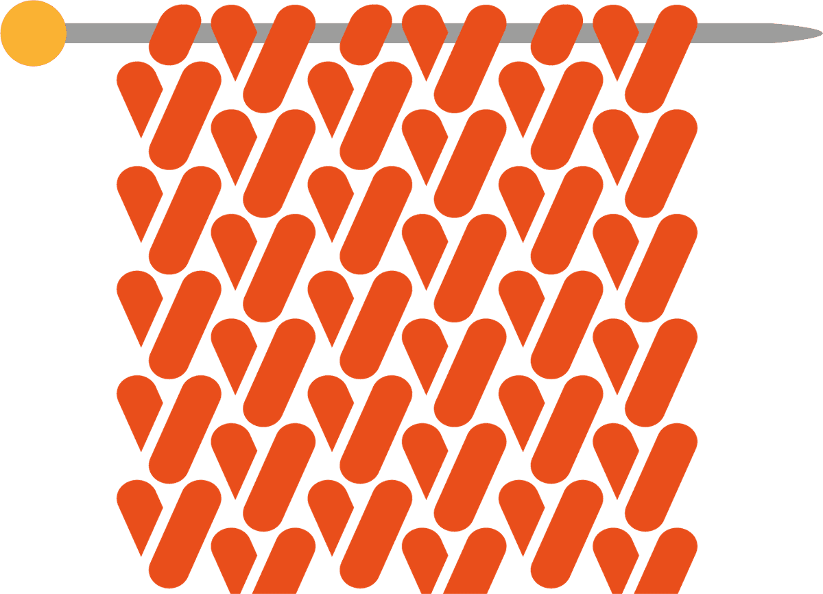 flat textile and garment items featuring a vibrant knitted pattern for modern apparel