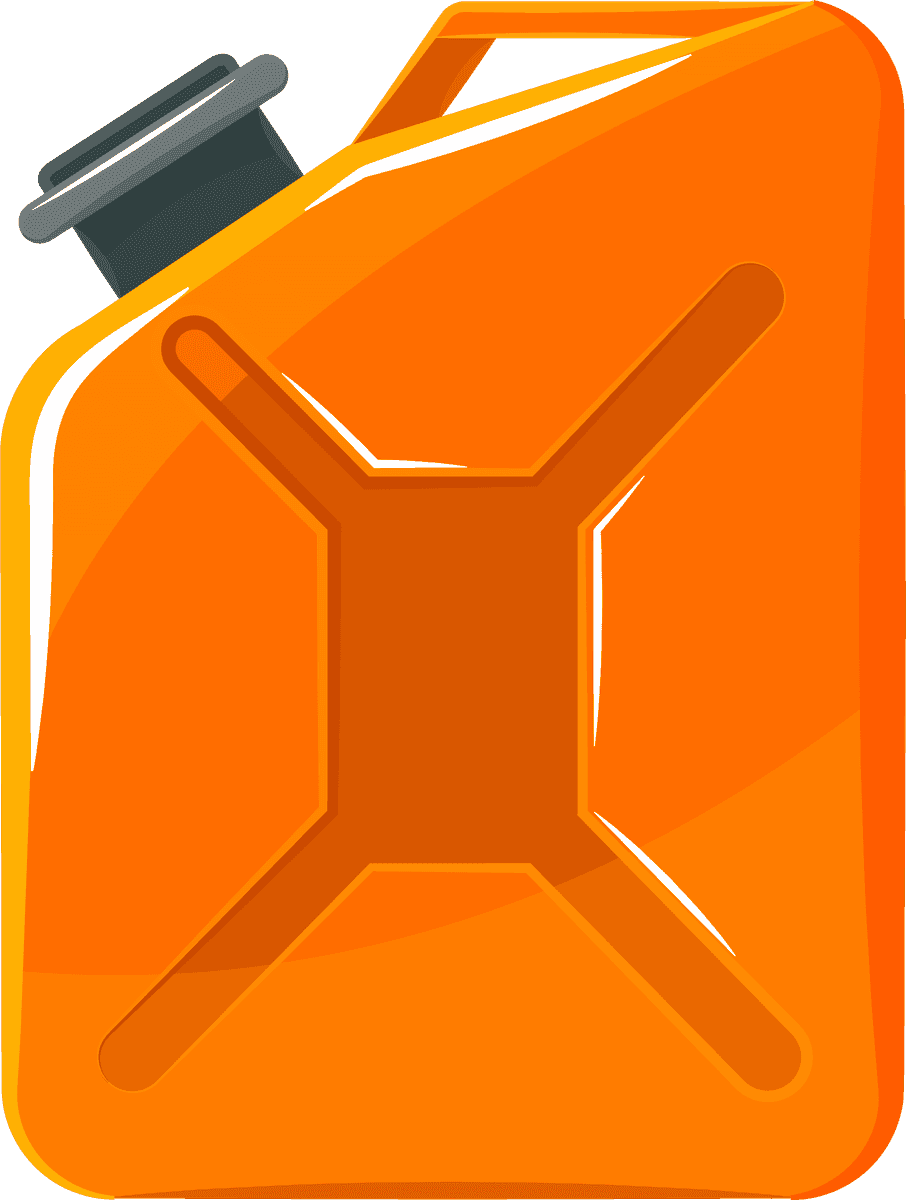 the can oil industry cartoon icons set