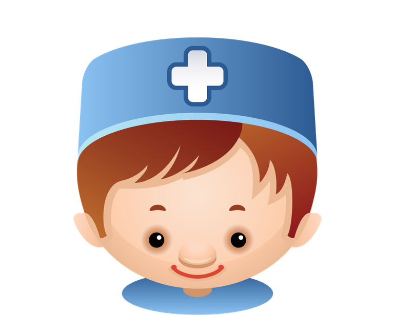 the job figures vector depicting a friendly nurse character for healthcare applications