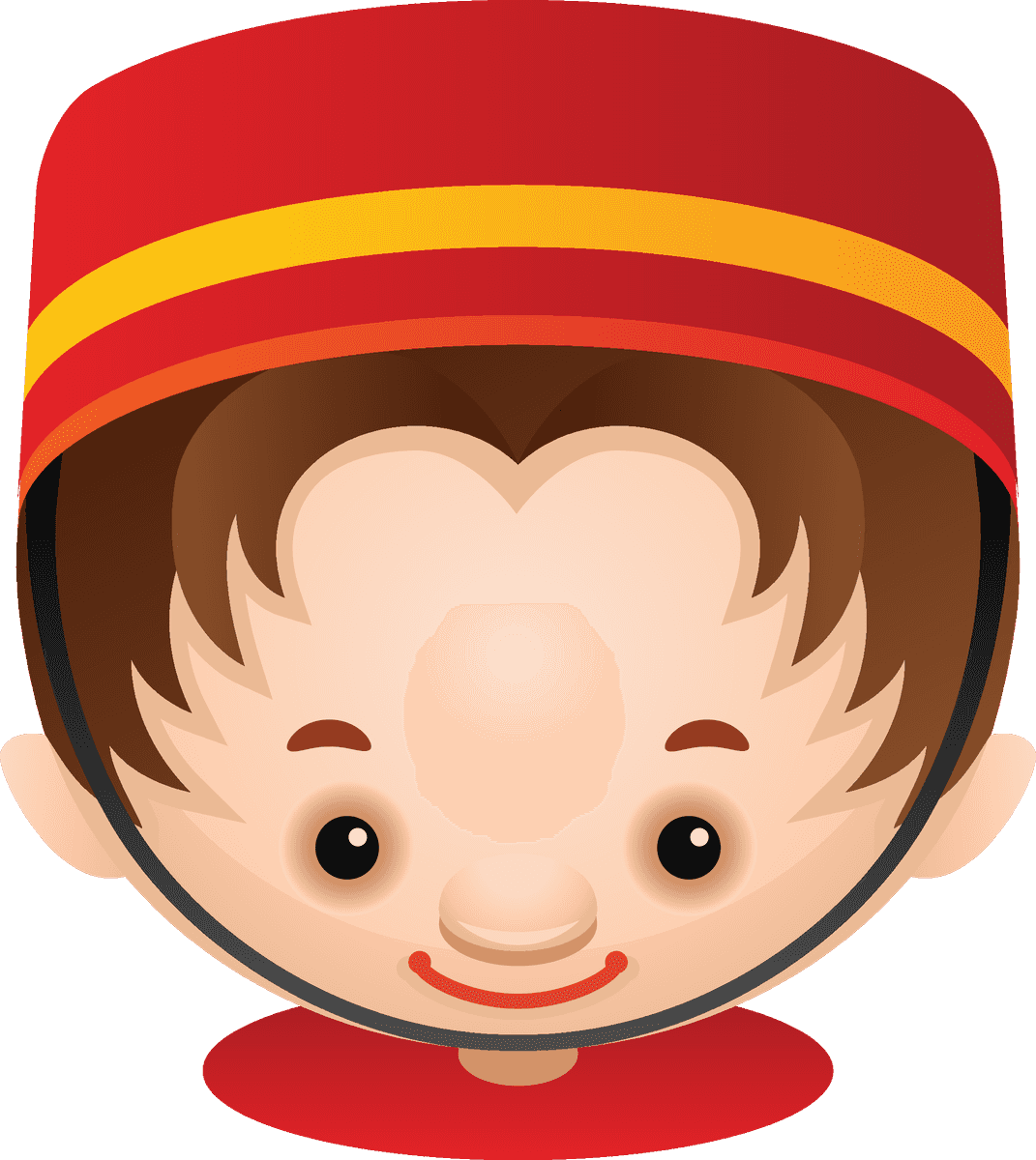 the job figures vector featuring an adorable bellhop character with vibrant colors for engaging presentations