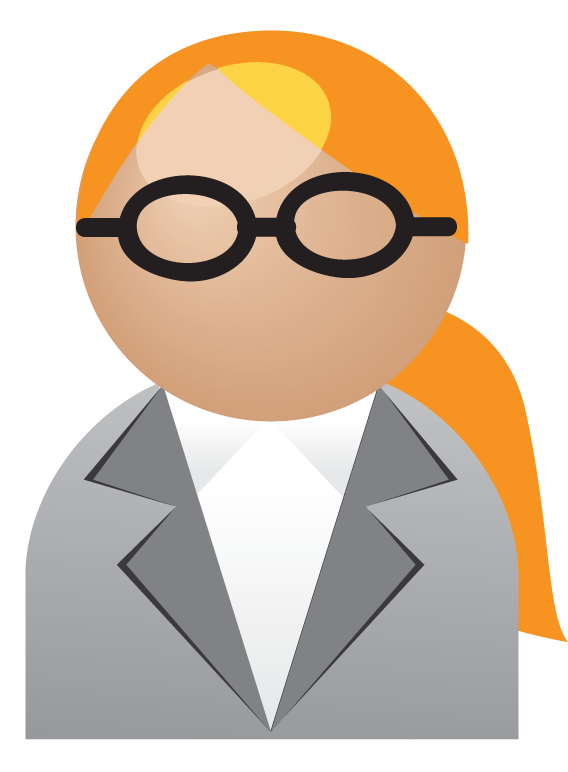 the job figures vector representing a professional woman in a modern minimalist style