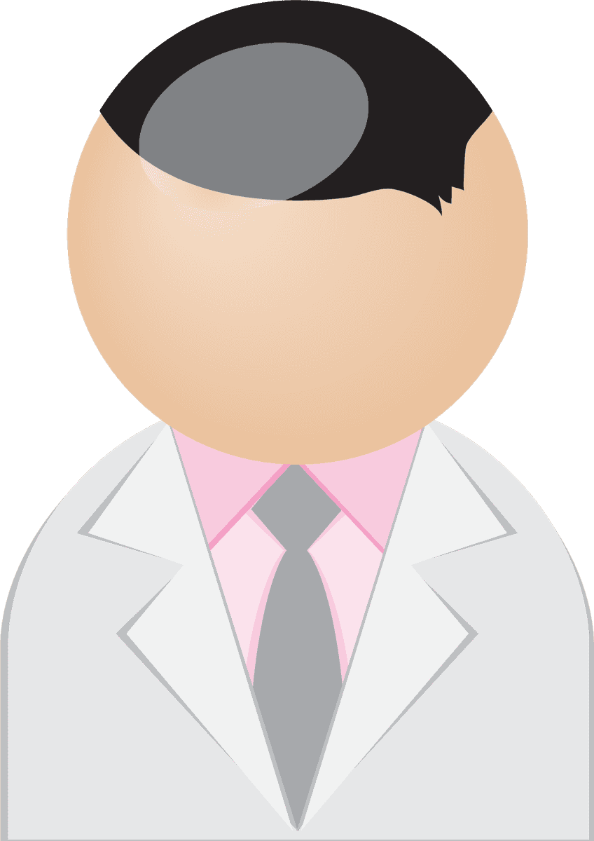 the job figures vector representing a professional in a lab coat for various business needs