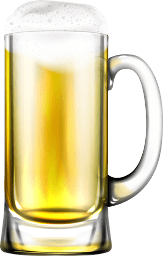 acup-of-beer-empty-full-beer-glass-mug-white-circle-coasters-stack-top-view-981582