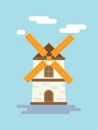 aflat-windmill-vector-in-illustrator-26562