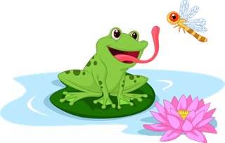 afrog-cartoon-funny-frog-collection-set-324842