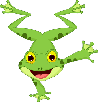 afrog-cartoon-funny-frog-collection-set-246137