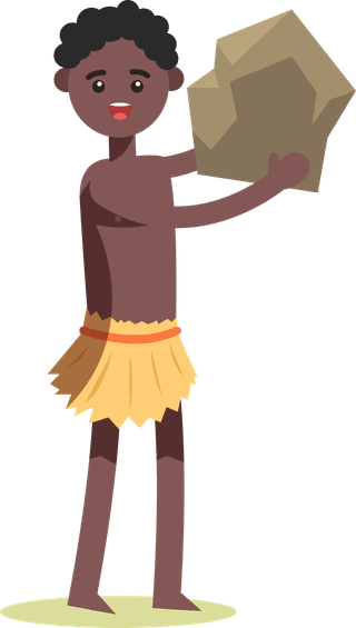 africanaborigines-bundle-of-african-tribe-character-set-with-gestures-332922