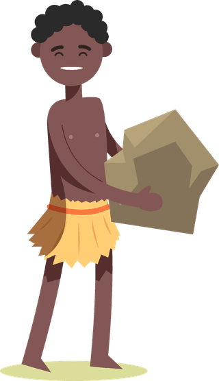 africanaborigines-bundle-of-african-tribe-character-set-with-gestures-711798