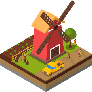 agriculturalcompositions-isometric-set-365316