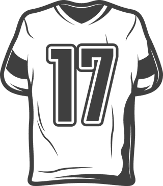 americanfootball-monochrome-elements-sports-equipment-clothing-players-trophy-food-isolate-142896