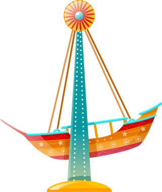 amusementpark-attractions-flat-icons-set-547388