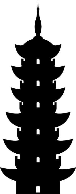 ancientand-modern-chinese-architecture-silhouette-vector-186276