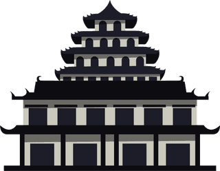 ancientjapanese-architecture-japan-design-elements-samurai-sword-cherry-icons-30473
