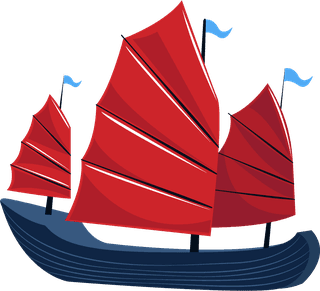 ancientsail-boat-icon-colored-d-sketch-296719