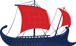 ancientsailboat-ancient-sail-boat-icon-colored-d-sketch-960391