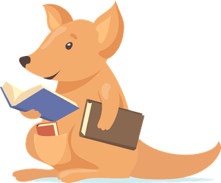 animalsreading-smart-animals-glasses-reading-books-flat-set-473835