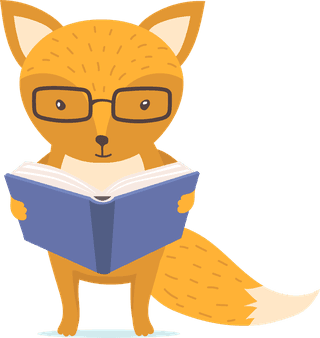 animalsreading-smart-animals-glasses-reading-books-flat-set-548893