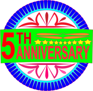 anniversaryicon-sets-colorful-flat-shapes-sketch-565283