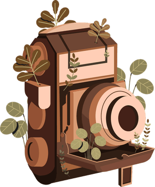 antiquecamera-vintage-objects-background-suitcase-camera-typewriter-speaker-sketch-302997