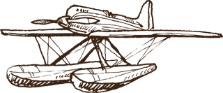 antiqueplane-europeanstyle-handdrawn-transport-carrier-vector-985646