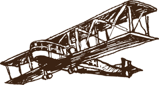 antiqueplane-europeanstyle-handdrawn-transport-carrier-vector-848475