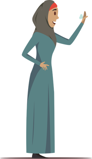 standingworking-arabic-woman-illustration-353255