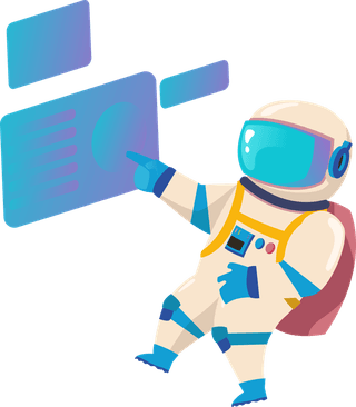 astronautastronaut-character-exploration-space-set-vector-illustration-universe-motion-630274