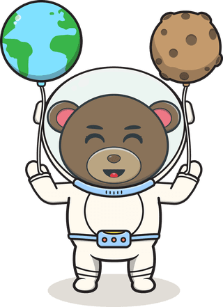astronautbear-vector-illustration-of-cute-teddy-bear-with-an-astronaut-817784