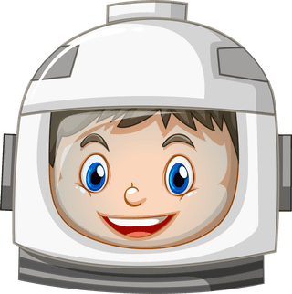 astronautchildren-wearing-astronaut-helmets-on-white-background-illustration-651155