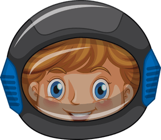 astronautchildren-wearing-astronaut-helmets-on-white-background-illustration-723614