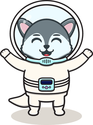 astronautdog-vector-illustration-of-cute-wolf-with-an-astronaut-costume-107875