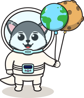 astronautdog-vector-illustration-of-cute-wolf-with-an-astronaut-costume-119293