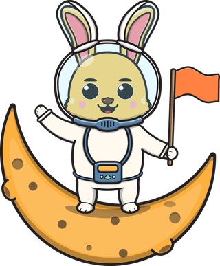 astronautrabbit-vector-illustration-of-cute-rabbit-with-an-astronaut-costume-233765