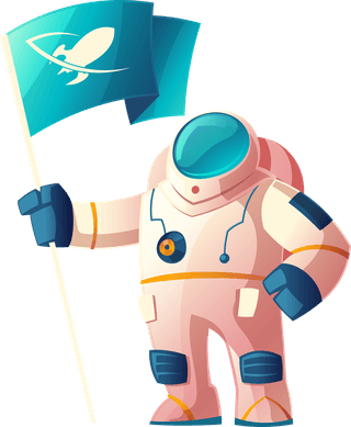 astronautsliving-in-space-cartoon-spaceman-moving-cosmonaut-spacesuit-helmet-isolated-blue-background-533893