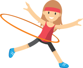 athleteswings-the-ring-cute-girl-with-hula-hoop-twirling-on-transparent-background-452406