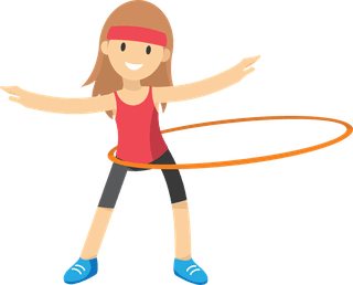 athleteswings-the-ring-cute-girl-with-hula-hoop-twirling-on-transparent-background-599209