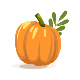 autumnharvest-bounty-colorful-cartoon-pumpkin-and-pear-40169