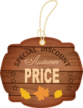 autumnsale-wooden-tags-vector-850984