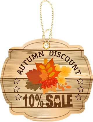 autumnsale-wooden-tags-vector-756557