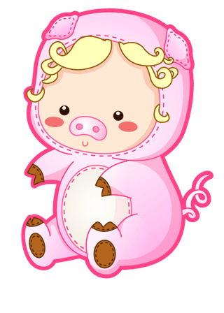 babywearing-pig-clothes-cute-anthropomorphic-zodiac-qvector-518486
