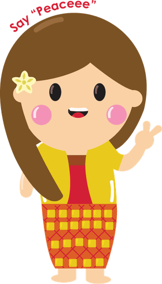 baligirl-stickers-icons-collection-cute-cartoon-character-sketch-662397