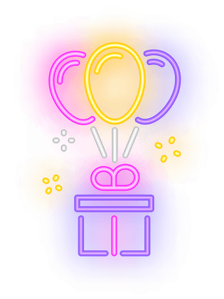 balloonssymbols-set-neon-style-405863