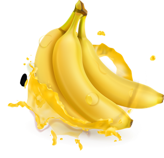 bananajuice-and-splash-vector-706288