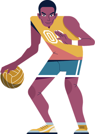 basketballplayers-sports-icons-cartoon-characters-sketch-colorful-dynamic-design-874432